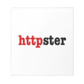 httpster notizblock (Vorderseite)