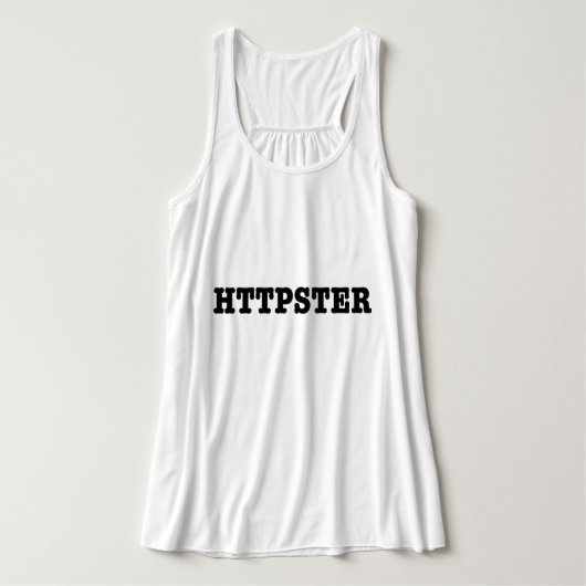 HTTPSTER TANK TOP (Design Vorderseite)