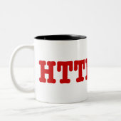 HTTPSTER ZWEIFARBIGE TASSE (Links)