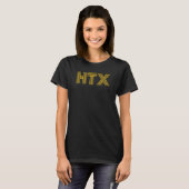 HTX Houston TX Retro Linear 12 T-Shirt (Vorne ganz)