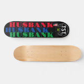 HU$BANK OFFIZIELL JMT 7 3/4" Skateboard Deck (Horizontal)