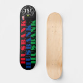HU$BANK OFFIZIELL JMT 7 3/4" Skateboard Deck (Vorderseite)