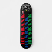 HU$BANK OFFIZIELL JMT 7 3/4" Skateboard Deck (Vorne)