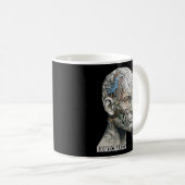 Hu Head Science Anatomie Biomechanik Kaffeetasse (VorderseiteRechts)