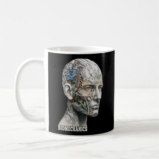Hu Head Science Anatomie Biomechanik Kaffeetasse (Links)