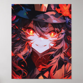 Hu Tao - Auswirkungen auf Genshin | Poster