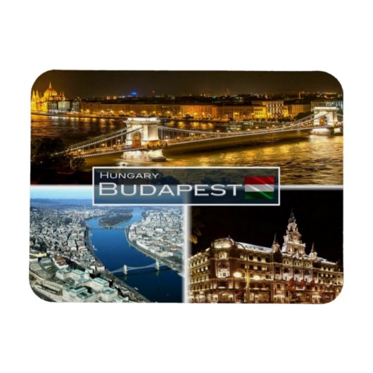 HU - Ungarn - Budapest - Magnet (Horizontal)
