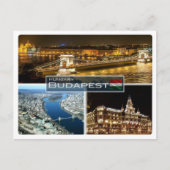 HU Ungarn - Budapest - Postkarte (Vorderseite)