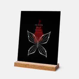 Hua Cheng Wraith Butterfly Acrylschild