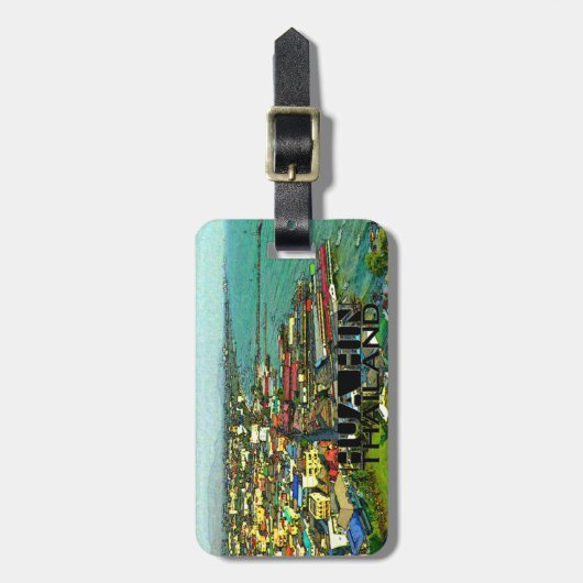 Hua Hin Gepäckanhänger (Vorderseite vertikal)