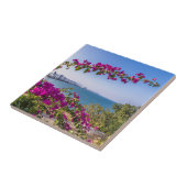 Hua Hin Skyline aus Khao Takiab Temple Geschenk Po Fliese (Seite)