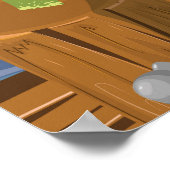 Hua Hin Thailand Reiseplakat Poster (Ecke)