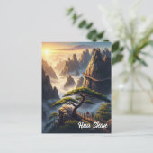 Hua Shan Mountain China Postkarte (Stehend Vorderseite)