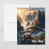 Hua Shan Mountain China Postkarte (Vorne/Hinten)