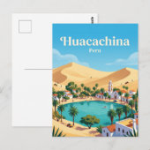 Huacachina Peru Postkarte (Vorne/Hinten)