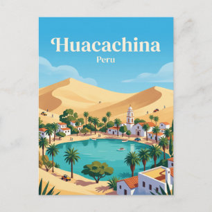 Huacachina Peru Postkarte
