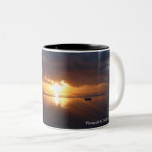 Huahine Sonnenuntergang-Tasse Zweifarbige Tasse (VorderseiteRechts)