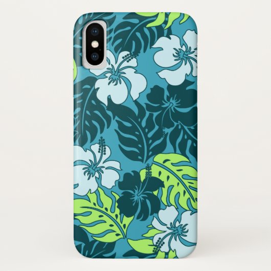Huakini Bay Hawaii Hibiskus Floral Case-Mate iPhone Hülle (Rückseite)