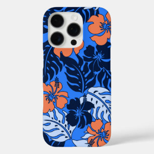 Huakini Bay Hawaiian Hibiskus Royal Blue iPhone 16 Pro Hülle