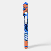 Huakini Bay Hawaiian Hibiskus Royal Blue Case-Mate iPhone Hülle (Rückseite / Links)