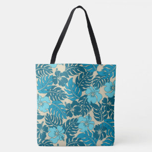 Huakini Bay Hawaiian Hibiskus Vintag Beach Bag Tasche