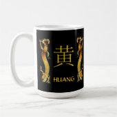 Huang-Monogramm-Drache Kaffeetasse (Links)