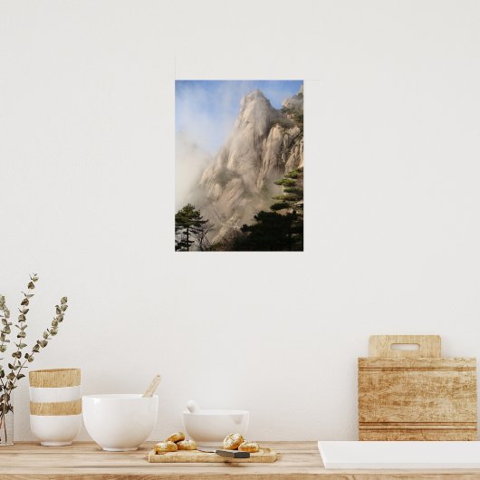 Huangshan Awakes Poster (Küche)