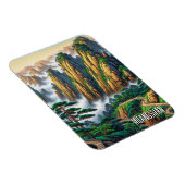 Huangshan National Park China Magnet (Rechte Seite)