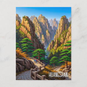 Huangshan National Park China Postkarte