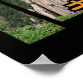 Huangshan Yellow Mountains China Poster (Ecke)