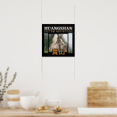 Huangshan Yellow Mountains China Poster (Küche)