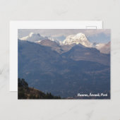 Huaraz, Áncash, Peru Postkarte (Vorne/Hinten)