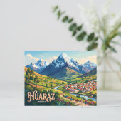 Huaraz Peru Postkarte (Stehend Vorderseite)