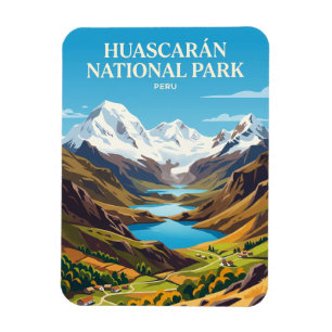 Huascarán-Nationalpark Peru Magnet