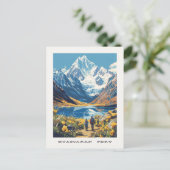 Huascaran Peru Travel Postkarte (Stehend Vorderseite)