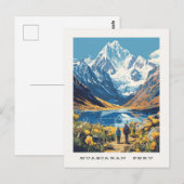 Huascaran Peru Travel Postkarte (Vorne/Hinten)