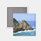 Huatulco Coastline Magnet (Vorderseite/Rückseite)