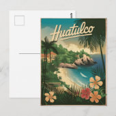 Huatulco Mexico Vintag Postkarte (Vorne/Hinten)