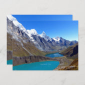 Huayhuash Mountain Range, Peru Postkarte (Vorne/Hinten)