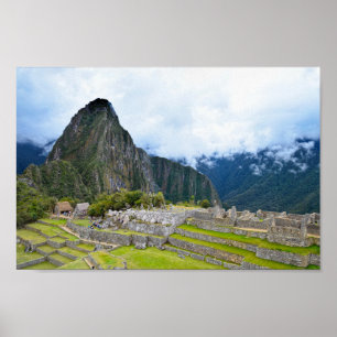Huayna Picchu Peak in Machu Picchu, Peru Poster
