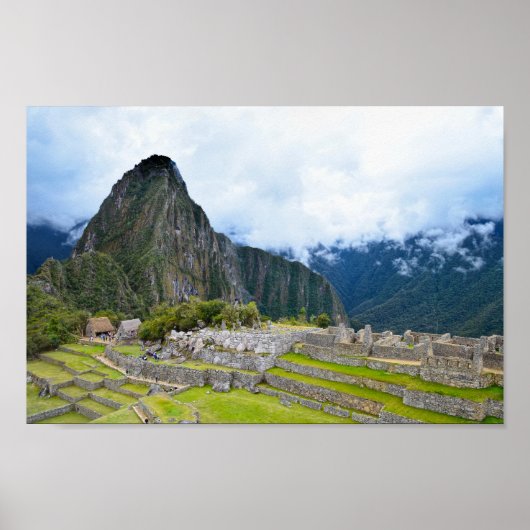 Huayna Picchu Peak in Machu Picchu, Peru Poster (Vorne)
