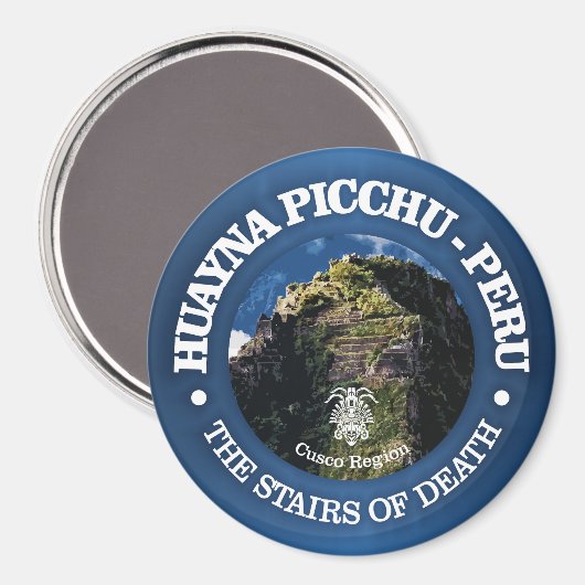 Huayna Picchu (rd) Magnet (Vorderseite/Rückseite)