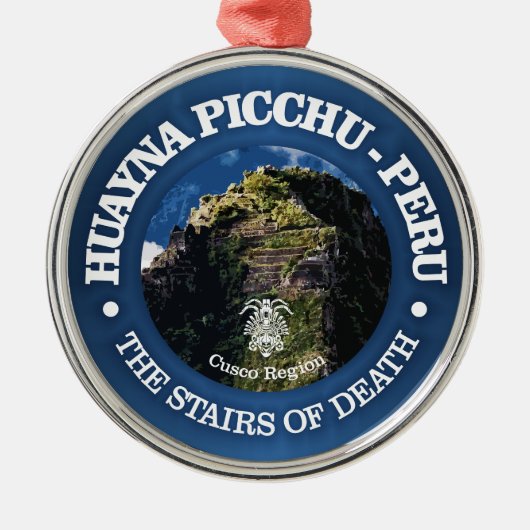 Huayna Picchu (rd) Ornament Aus Metall (Vorne)