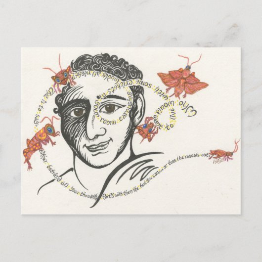 Hub 1 für Überlebende: Grillen Postkarte (Vorderseite)