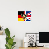 Hub Federation Flag 16" x 12"Poster Paper (Matte) Poster (Heimbüro)