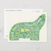 Hub Nr. 7: Blumenzeit Postkarte (Vorne/Hinten)