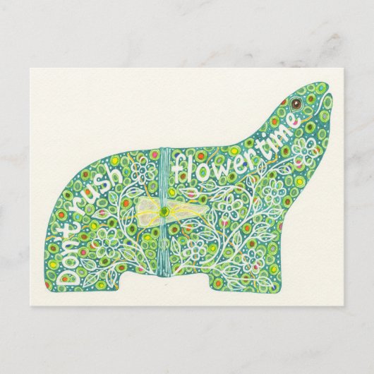 Hub Nr. 7: Blumenzeit Postkarte (Vorderseite)