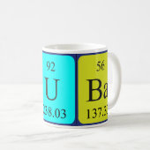 Huba-Tasse für periodische Tabellen Kaffeetasse (VorderseiteRechts)