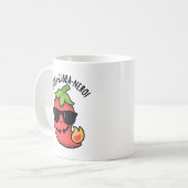Hubba-hubba-nero Funny Habanero Pun Kaffeetasse (Vorderseite Links)