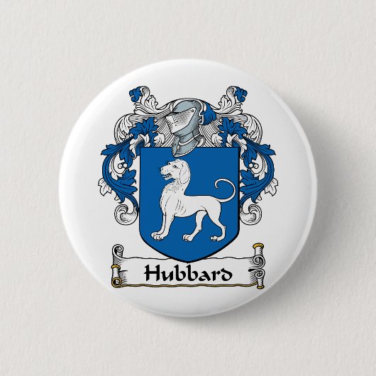 Hubbard Familienwappen Button (Vorderseite)